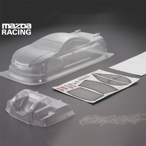 하비몬[선주문필수] [#PC201022] 1/10 Mazda Racing Body Shell w/Light Bucket, Wing, Decal (Clear｜미도색)[상품코드]MATRIXLINE