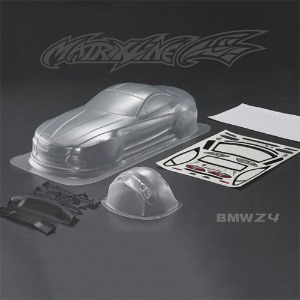 하비몬[#PC201001] 1/10 BMW Z4 Body Shell w/Decal, Light Bucket, Rear Wing, Overspray Film (Clear｜미도색)[상품코드]MATRIXLINE