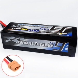 하비몬14.8V 5200mAh 60-120C 4S Hard Case Lipo Battery (XT90잭) - Slim Type[상품코드]RC9