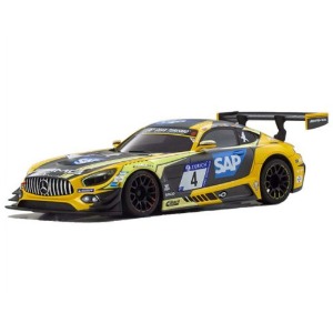 하비몬[#KYMZP241YBK-B] [바디 세트] 1/27 ASC MR03W-MM Mercedes-AMG GT3 Body Set (Yellow/Bk)[상품코드]KYOSHO