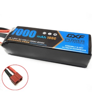하비몬11.1V 7000mAh 100C 3S Soft Case Lipo Battery (딘스잭｜소프트케이스) (크기 134 x 43 x 34mm)[상품코드]DXF