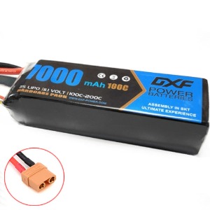 하비몬11.1V 7000mAh 100C 3S Soft Case Lipo Battery (XT90잭｜소프트케이스) (크기 134 x 43 x 34mm)[상품코드]DXF
