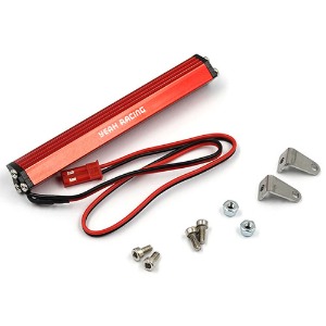 하비몬[#YA-0692RD] 1/10 Aluminum White Super Bright LED Light Bar 85mm Red for RC Truck Crawler (7.0~12V)[상품코드]YEAH RACING