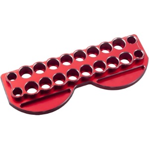 하비몬[#BM0289-RED] Aluminum RC Tool Stand Holder 20 Holes w/Tray (Red) (크기 230 x 85mm)[상품코드]BEST-RCMODEL