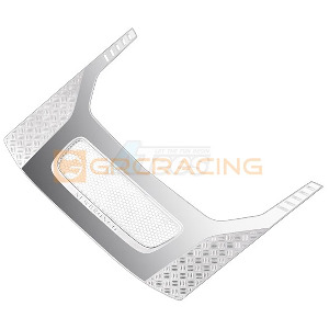 하비몬[#GRC/G170DS] Stainless Steel Hood Protective Metal Sticker D for TRX-4 New Bronco 2021 (Silver)[상품코드]GRC