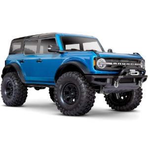 하비몬[**#CB92076-4-BLU] [완제품 + 조종기] 1/10 TRX-4 Crawler w/2021 Ford Bronco Body (V Blue) w/TQi 2.4GHz Radio (트랙사스 TRX4 브롱코 2021)[상품코드]TRAXXAS
