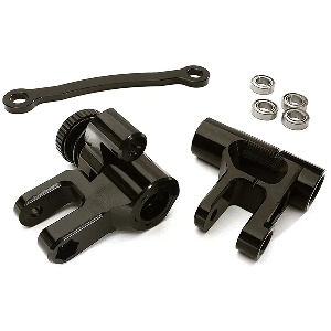 하비몬[선주문필수] [#C28856BLACK] Billet Machined Steering Bell Crank for Losi 1/5 Desert Buggy XL-E (Black)[상품코드]INTEGY
