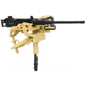 하비몬[#BA-H02 ■] [미조립/미도색품｜미니어처: 머신건] 1/10 Scale Model M2HB Browning .50 Caliber Machine Gun Replica (Standard Ammo Box wo/Shield)[상품코드]BA MODEL STUDIO