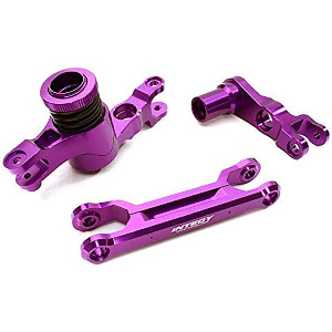 하비몬[선주문필수] [#C26944PURPLE] Billet Machined Steering Bell Crank Set for Traxxas X-Maxx 4X4 (Purple)[상품코드]INTEGY