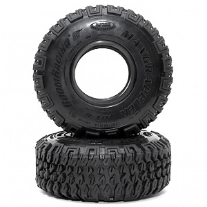 하비몬[#BRTR19398] [2개입] 1.9&quot; Maxgrappler Scale RC Tire Gekko Black Compound w/Open Cell Foams (Super Soft) (크기 113 x 37mm)[상품코드]BOOM RACING