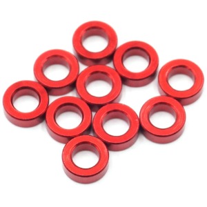 하비몬[#XP-10241] [10개입] Aluminum Shim 3x5.5x2.0mm (Red)[상품코드]XPRESS
