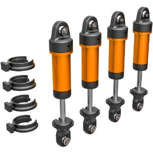 하비몬[#AX9764-ORNG] [4개입] TRX-4M 6061-T6 Aluminum GTM Shocks (Fully Assembled w/o Springs) (Orange-Anodized)[상품코드]TRAXXAS
