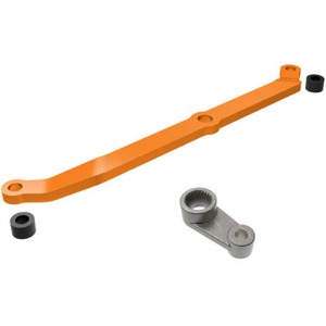 하비몬[#AX9748-ORNG] [옵션] TRX-4M 6061-T6 Aluminum Steering link w/Metal Servo Horn (Orange-Anodized)[상품코드]TRAXXAS
