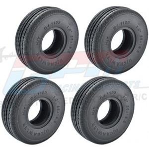 하비몬[#TRX4MZSP23A-BK] [4개입] 1.0 Inch High Adhesive Crawler Rubber Tires w/Foam Inserts (Traxxas TRX-4M｜크기 56 x 19.5mm)[상품코드]GPM