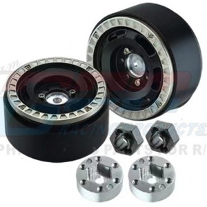 하비몬[#TRX4MZSP1153-S] [2개입] Aluminum 1.33 Inch Beadlock Wheel Rims Set (6 Poles) (트랙사스 TRX-4M)[상품코드]GPM