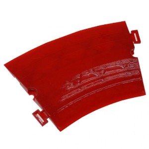 하비몬[#SDY-0130RD] [10개입｜미니어처: RC서킷/트랙 30도｜폭 10cm] 1/10 Track Kerb 30 Degree Tight Curve (Red) for Drift Track[상품코드]SLIDELOGY