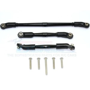 하비몬[#TRX4161-BK-BEBK] TRX-4 Alum. Front Adjustable Steering Link &amp; Suspension Link[상품코드]GPM