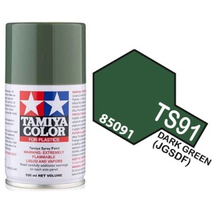 하비몬[#TA85091] TS-91 Dark Green (타미야 캔 스프레이 도료 TS91)[상품코드]TAMIYA