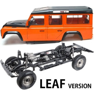 하비몬[#BR8005｜#TRC/302214] [미조립품｜알루미늄 프레임 버전] BRX02 Chassis Kit (Leaf Version) + Defender D110 Wagon Body Set[상품코드]-