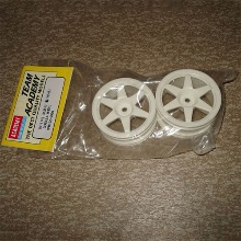 하비몬[#CPM192] [2개입｜12mm 육각 허브] 1/10 Onroad/Rally K114 6 Spoke Wheel (White)[상품코드]ACADEMY
