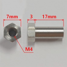 하비몬[#TRX4010/23/N-OC] [배럴 너트 4개입] Stainless Steel Hex Socket Screw - M4 x 17mm Barrel Nut (for #TRX4010/23MM)[상품코드]GPM