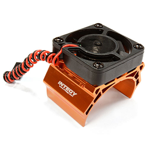 하비몬[#C25862ORANGE] High Speed Cooling Fan+Heatsink Mount for 42mm O.D. Motor (Orange)[상품코드]INTEGY