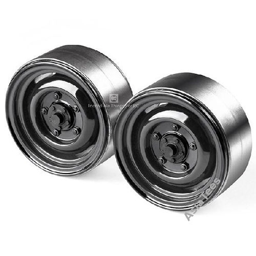 하비몬[#GRC/GAX0130BB] [2개입] 1.9&quot; Metal Classic Beadlock Wheels #Series II Defender (Black)[상품코드]GRC