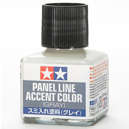 하비몬[#TA87133] Panel Line Accent Color (Grey) (40ml) (패널라인/먹선 넣기)[상품코드]TAMIYA