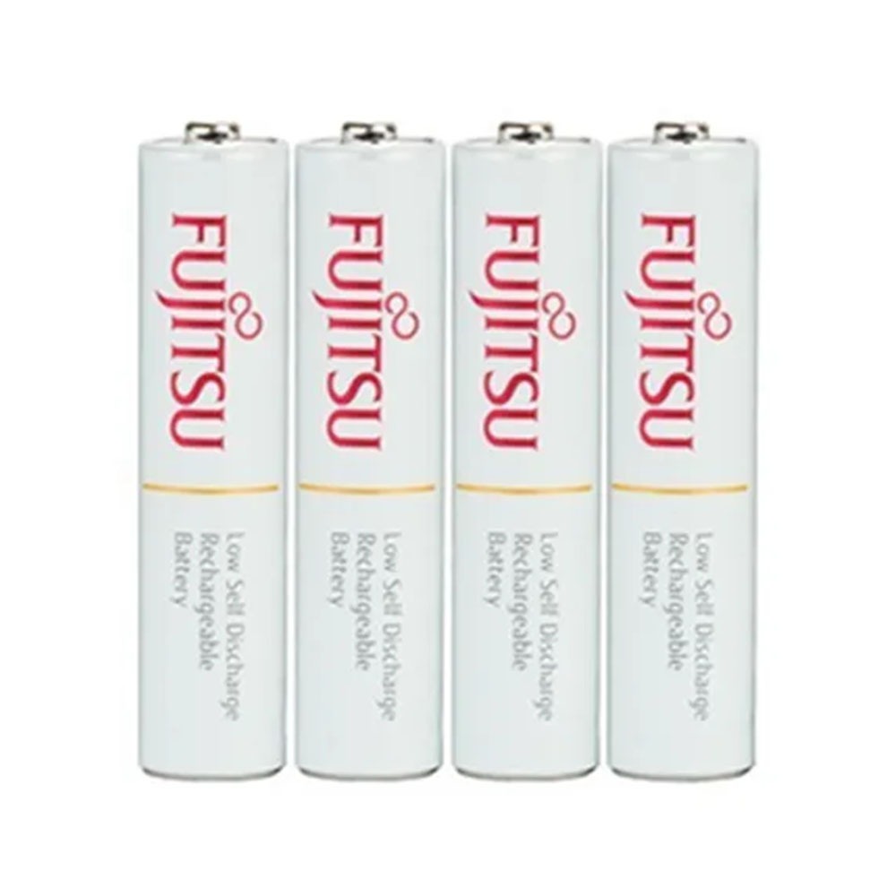 하비몬[#816179] [4개입｜AAA 사이즈 충전 건전지] Fujitsu Rechargeable AAA Battery 1.2V 800mah (Min.750mAh) (니켈수소 충전 배터리)[상품코드]FUJITSU