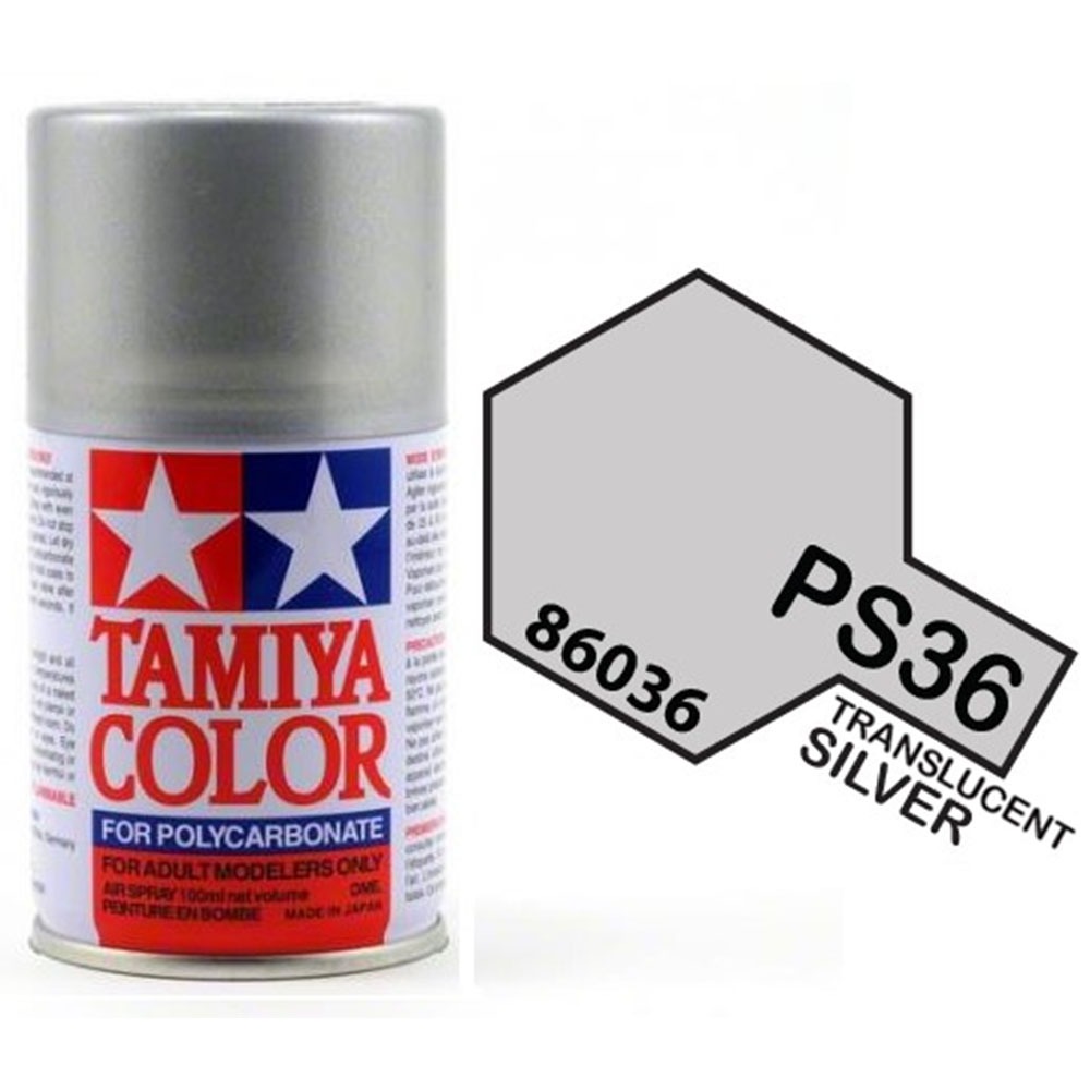 하비몬[#TA86036] PS-36 Translucent Silver (타미야 캔 스프레이 도료 PS36)[상품코드]TAMIYA
