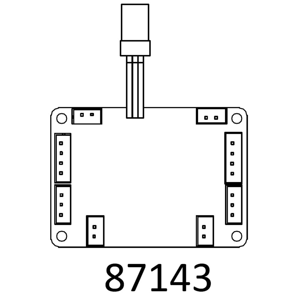 하비몬[#97401092] Light Control Board for EMO-X (설명서 품번 #87143)[상품코드]CROSS-RC