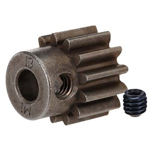 하비몬[#AX6486X] 13T Mod 1.0 Pinion Gear w/5mm Bore (Compatible w/Steel Spur Gears)[상품코드]TRAXXAS