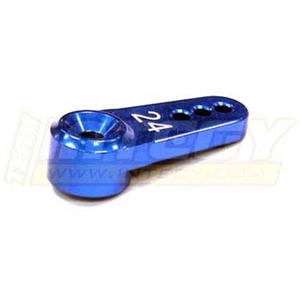 하비몬[단종] [#C23229BLUE] Billet Machined Alloy Servo Horn 24T Type Standard-Single Sided (Blue) (r=12, 15, 18.5mm)[상품코드]INTEGY