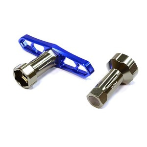 하비몬[단종] [#C25852BLUE] Professional Grade Hex Socket Wrench for 17mm &amp; 24mm Hex Wheel Nut (Blue)[상품코드]INTEGY