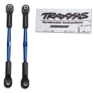 하비몬[#AX2336A] Turnbuckles aluminum (blue-anodized) toe links 61mm (2) (assembled w/ rod ends &amp; hollow balls) (fits Stampede) (requires 5mm aluminum wrench #5477) (VXL)[상품코드]TRAXXAS