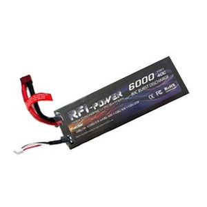 하비몬[#RFI7460-40C] 7.4V 6000mAh 40-80C Hard Case Lipo Battery (딘스잭)[상품코드]RFI BATTERY