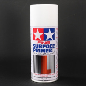 하비몬[#TA87044] Surface Primer L - White 180ml Spray Can[상품코드]TAMIYA