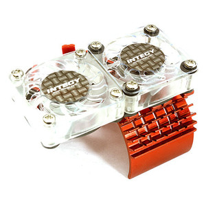 하비몬[#C23139RED] Super Motor Heatsink+Twin Cooling Fan 540/550 (Red)[상품코드]INTEGY