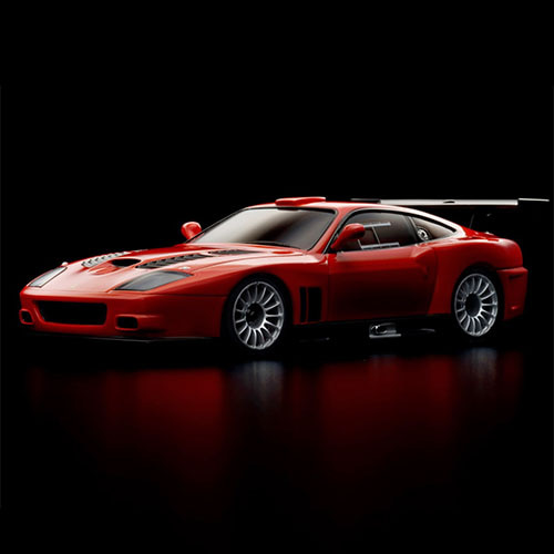 하비몬[#KYMZX311R]** [바디 세트] 1/27 ASC MR-02RM Ferrari 575 GTC Body Set[상품코드]KYOSHO