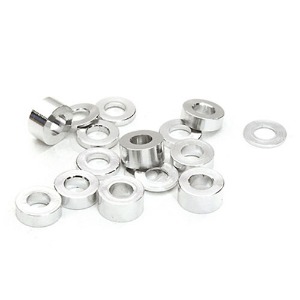 하비몬[#C26777SILVER] [16개입] Billet Machined Aluminum M3x6 Washer Spacer (0.5, 1.0, 2.0, 3.0mm) (Silver)[상품코드]INTEGY