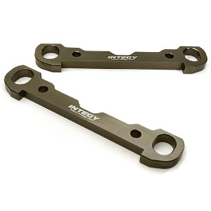 하비몬[#C28818GREY] Billet Machined Front Hinge Pin Braces (2) for Losi 1/5 Desert Buggy XL-E/2.0 (Grey)[상품코드]INTEGY