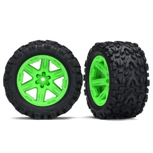 하비몬[#AX6773G] [2세트 반대분] Talon EXT 2.8&quot; Pre-Mounted Tires w/RXT Wheels (Green)[상품코드]TRAXXAS