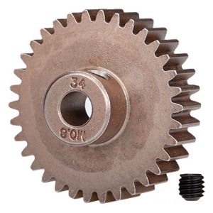 하비몬[#AX5639] Gear, 34-T Pinion (0.8 Metric Pitch, Compatible With 32-Pitch) (Fits 5Mm Shaft)/ Set Screw[상품코드]TRAXXAS