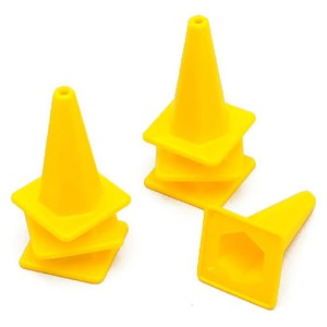 하비몬[단종] [#Z-S0085] [미니어처: 트래픽 콘/도로표지] 1/10 Scale Traffic Cone (Yellow)[상품코드]RC4WD