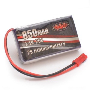 하비몬[#Z-E0080] 7.4V 850mAh 2S LiPo Battery (크기 53.2 x 29.8 x 17mm)[상품코드]RC4WD