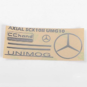하비몬[#VVV-C0822] Emblem Set for Axial 1/10 SCX10 II UMG10 4WD Rock Crawler[상품코드]CCHAND