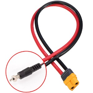 하비몬[#BM0212] [부스터 충전잭] Charging Lead - XT60 Female to Glow Plug Ignitor/22AWG Silicone Wire 20cm[상품코드]BEST-RCMODEL