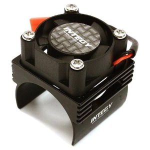 하비몬[#C28369BLACK] Brushless Motor Heatsink+Cooling Fan 17, 000rpm for 1/16 E-Revo VXL &amp; Slash VXL (Black)[상품코드]INTEGY