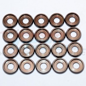 하비몬[#B30OD80TK06-OC] Spring Steel Id:3.0mm Ring , Od:8.0mm , Thk:0.6mm Button Flanged Washer  -20pc[상품코드]GPM
