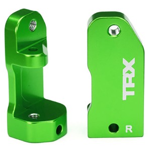 하비몬[#AX3632G] Caster Blocks, 30-Degree, Green-Anodized 6061-T6 Aluminum (Left &amp; Right)/ Suspension Screw Pin (2)[상품코드]TRAXXAS